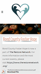 Mobile Screenshot of bondcountyfosterhope.org